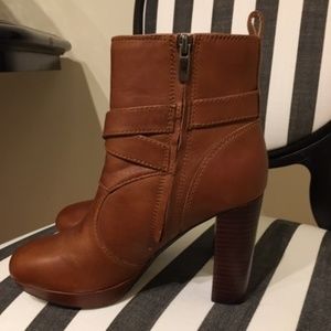 Gorgeous,leather booties, worn only once